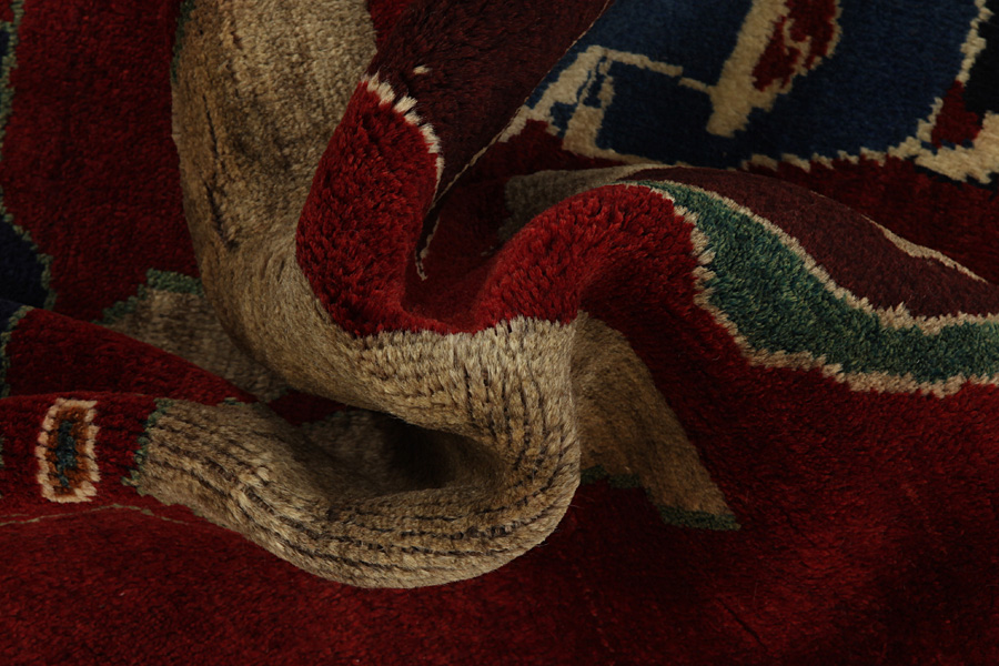 Gabbeh - Bakhtiari Persian Carpet 197x95 - Picture 6