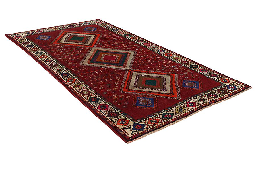 Gabbeh - Qashqai Persian Carpet 297x157 - Picture 1