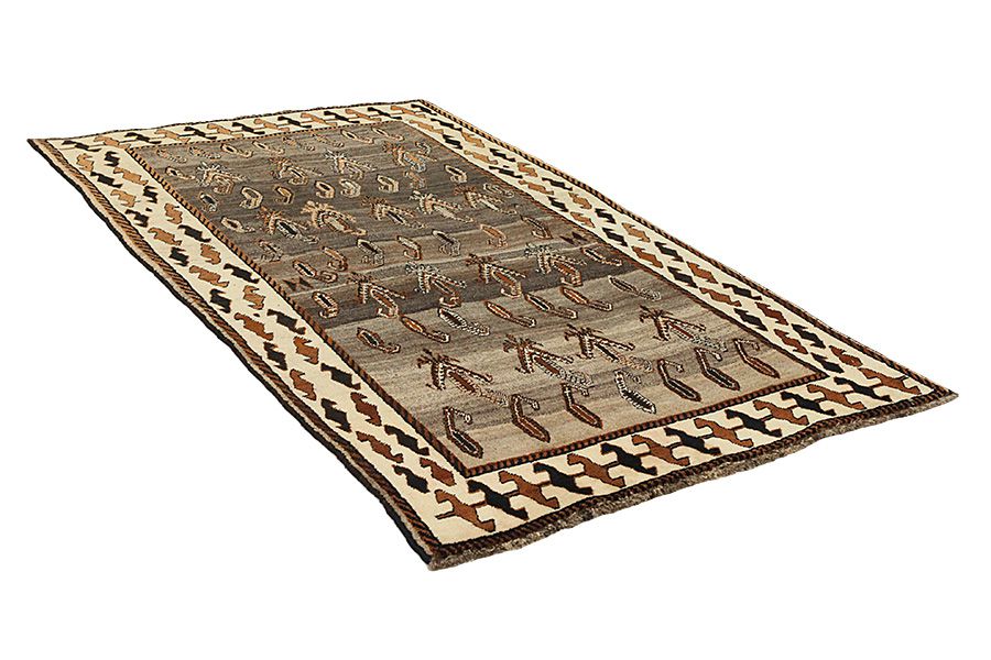 Gabbeh - Qashqai Persian Carpet 225x132 - Picture 1