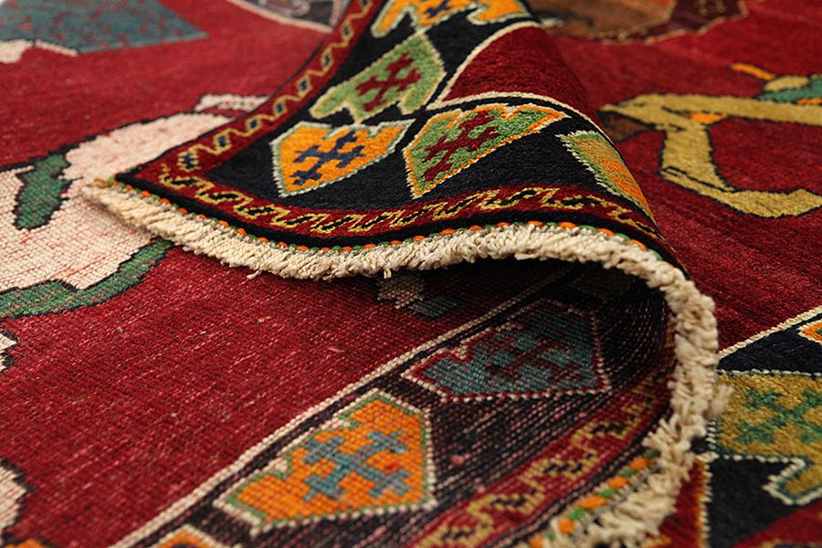 Gabbeh - Qashqai Persian Carpet 190x120 - Picture 4