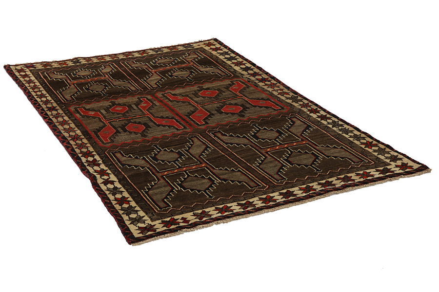 Bakhtiari - Gabbeh Persian Carpet 214x134 - Picture 1