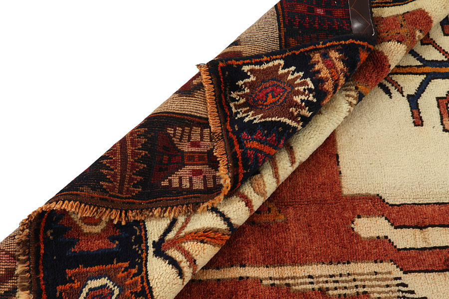 Lori - Qashqai Persian Carpet 333x147 - Picture 4