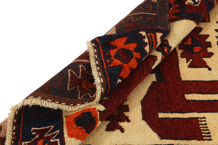 Bakhtiari - Qashqai Persian Carpet 340x133 - Picture 4