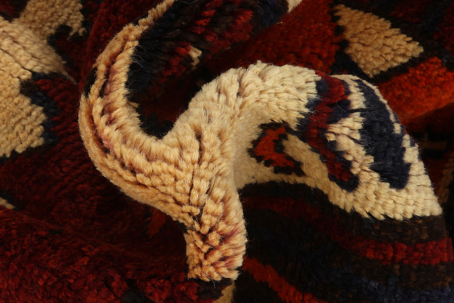 Bakhtiari - Qashqai Persian Carpet 340x133 - Picture 6