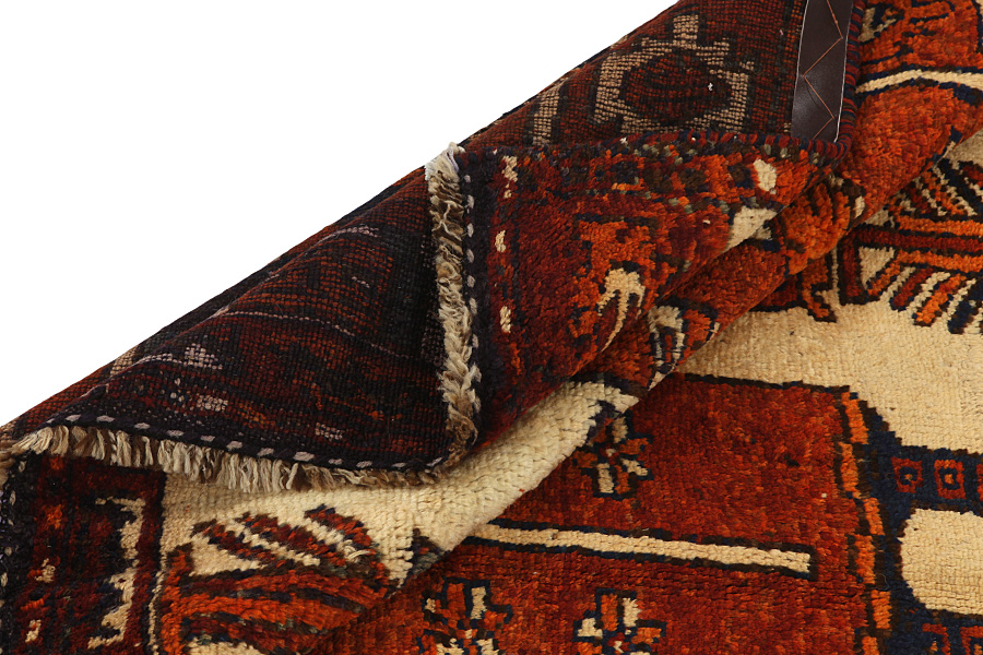 Bakhtiari - Qashqai Persian Carpet 343x137 - Picture 4