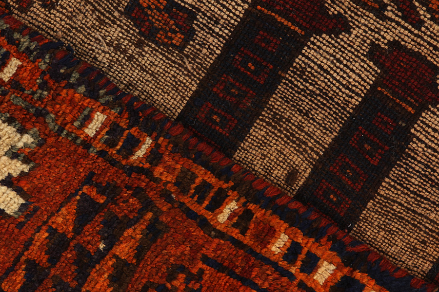 Bakhtiari - Qashqai Persian Carpet 343x137 - Picture 5