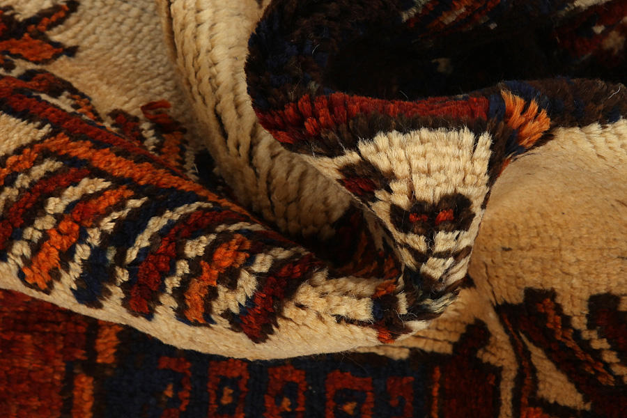 Bakhtiari - Qashqai Persian Carpet 343x137 - Picture 6