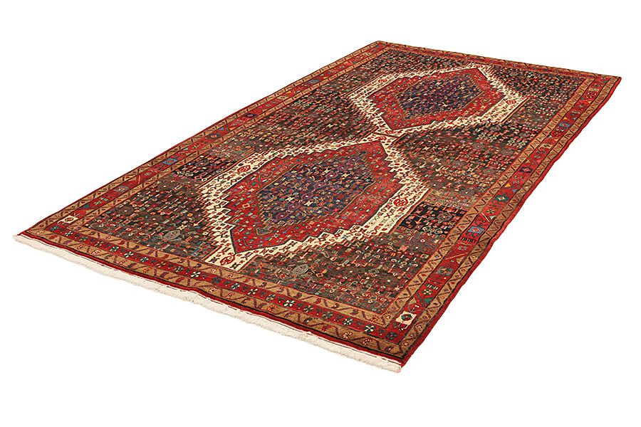 Senneh - Kurdi Persian Carpet 300x160 - Picture 2
