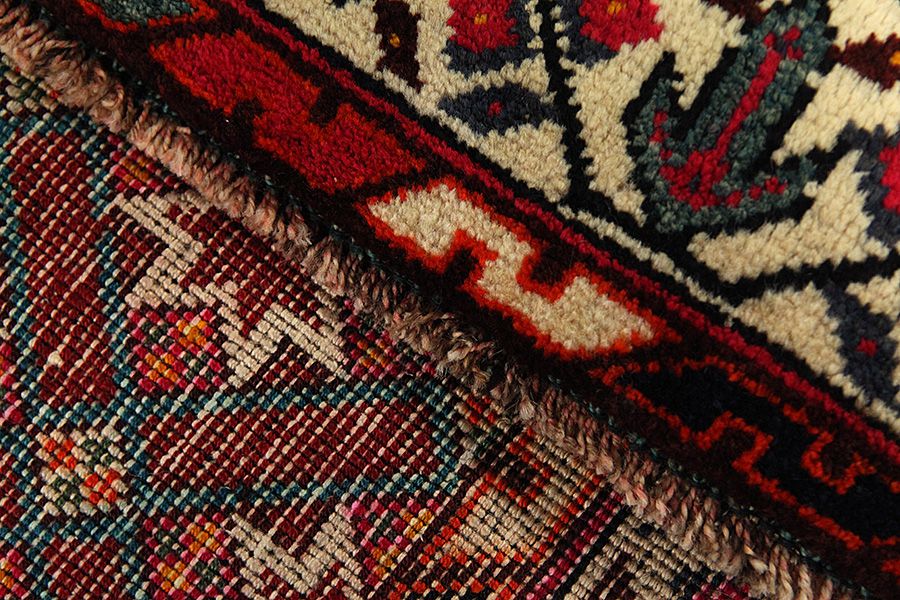 Qashqai - old Persian Carpet 240x145 - Picture 5
