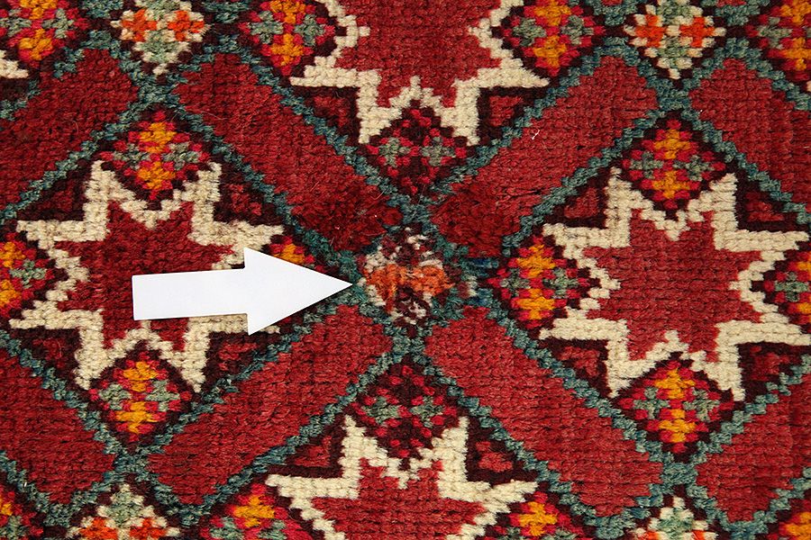 Qashqai - old Persian Carpet 240x145 - Picture 9