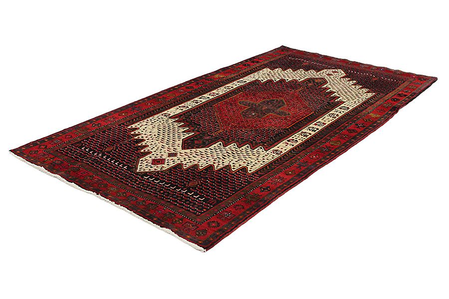 Senneh - Kurdi Persian Carpet 315x150 - Picture 2