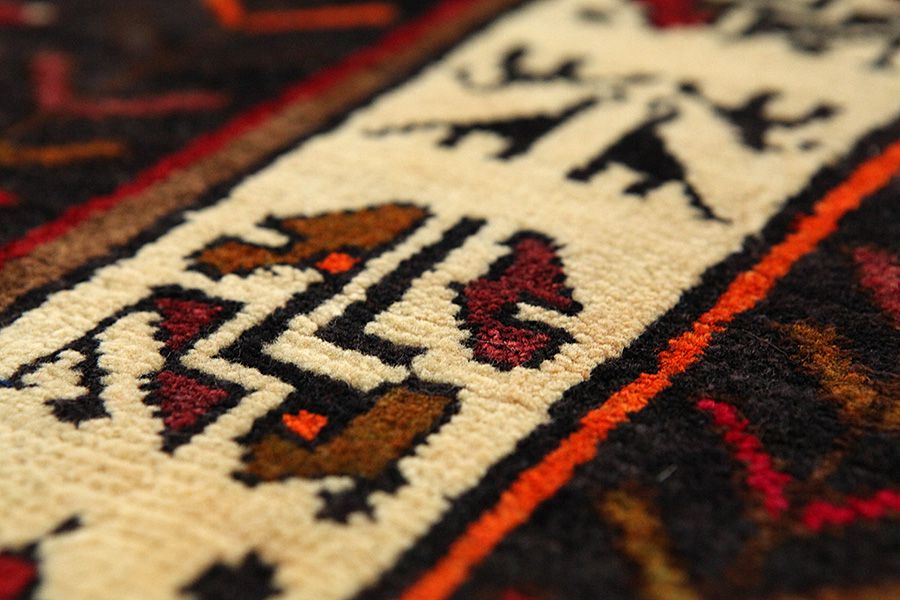 Senneh - Kurdi Persian Carpet 315x150 - Picture 8