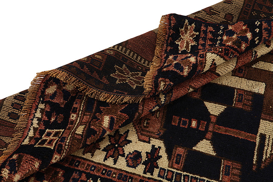 Bakhtiari - Qashqai Persian Carpet 350x134 - Picture 4