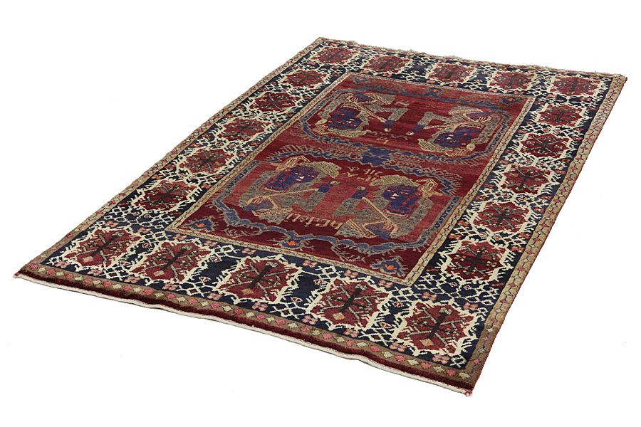 Qashqai Persian Carpet 212x138 - Picture 2