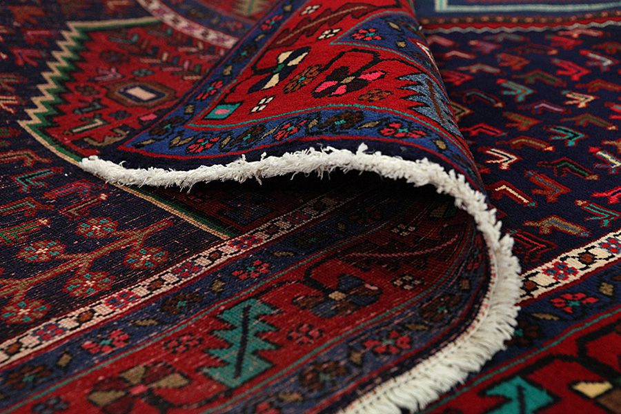 Senneh - Kurdi Persian Carpet 295x144 - Picture 4